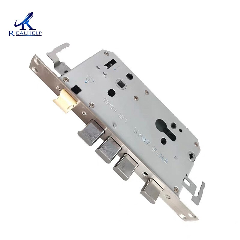 Lock Body for Fingerprint Lock Metal Stainless Steel 24x240MM Universal Automatic Lock Body Anti-theft Security Door Mechanical