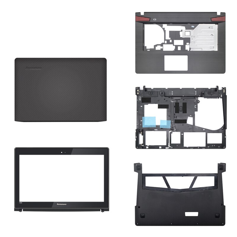 Funda de portátil para Lenovo Y400 Y410P Y430P Y400N cubierta superior/funda reposamanos/carcasa inferior/cubierta de disco duro/Marco de pantalla a estrenar