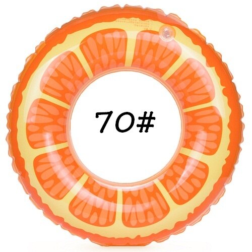 Anneau de bain gonflable drôle de flottabilité pour apprendre le Kayak de natation flottant pour des adultes bébé enfants jouets de piscine bouée de sauvetage S: O70