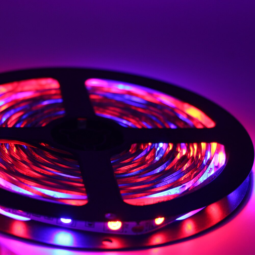 5m LED Plant Grow Lights 5050 LED Flexible Strip 12V Red Blue 3:1 4:1 5:1 power supply Greenhouse Hydroponic Plant Growing lamp
