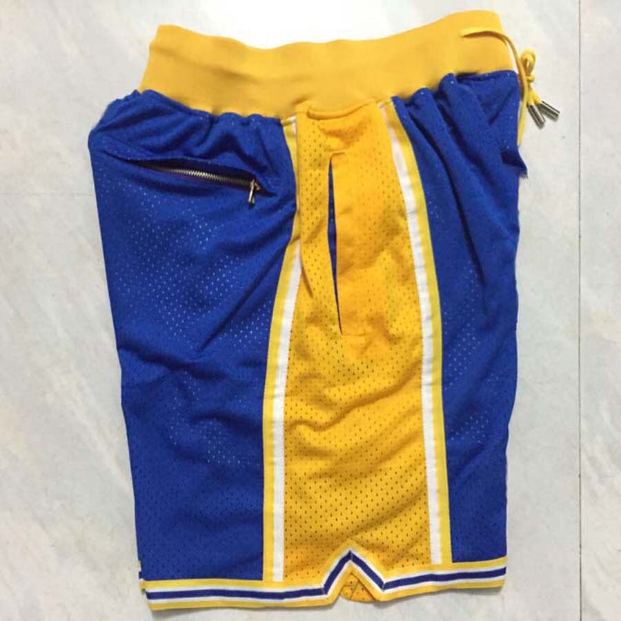 Men's America Basketball Golden State Movement Basket Shorts The embroidery