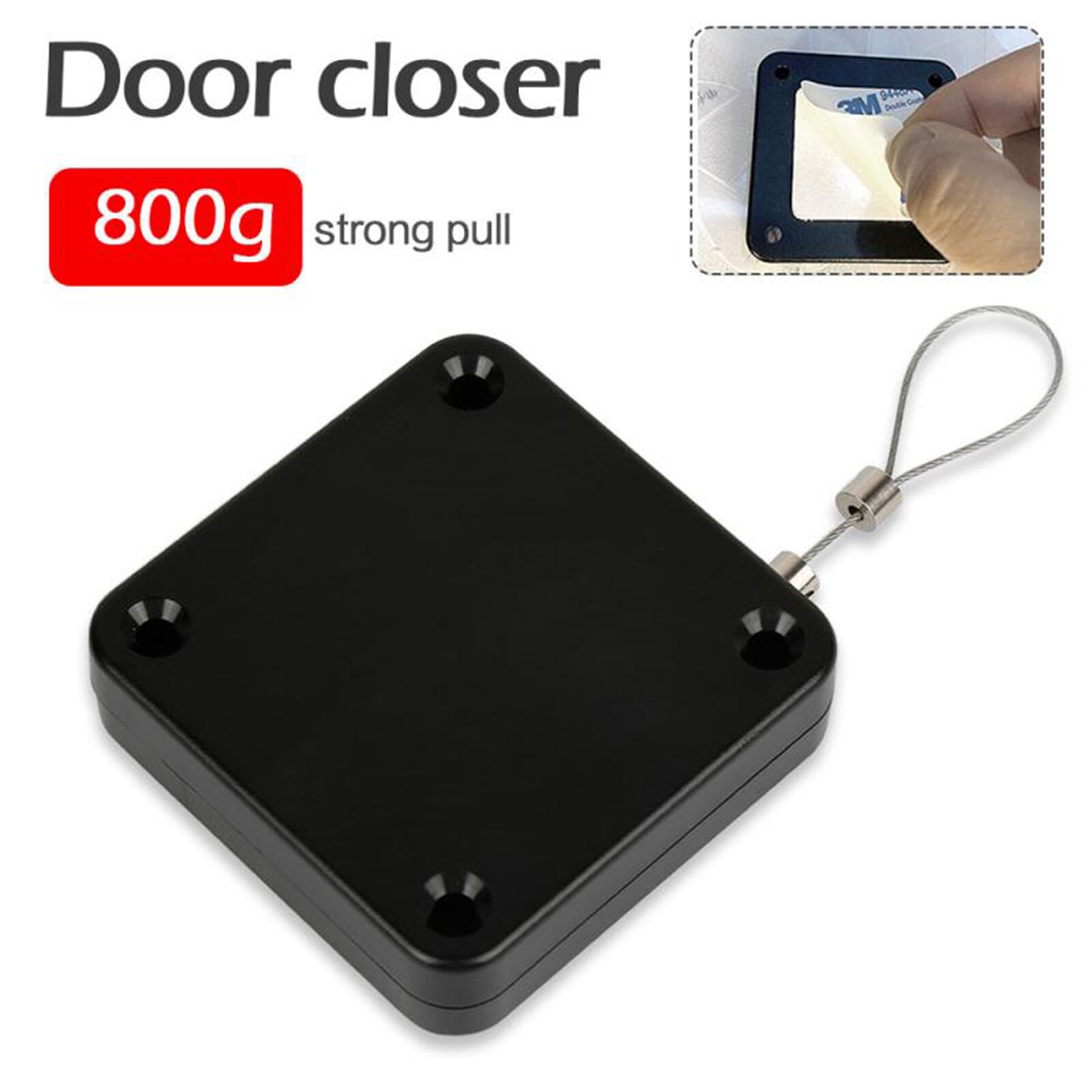 Multifunctionele Automatische Deurdranger 800G Pull Deurdranger Automatische Sensor Deurdranger Eenvoudig Te Installeren Met 1.2M Staal draad