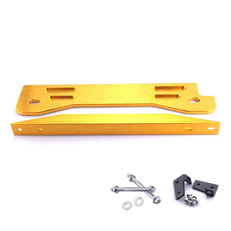 Car Billet Aluminum Rear Subframe Bar + Lower Tie Bar For Honda Civic