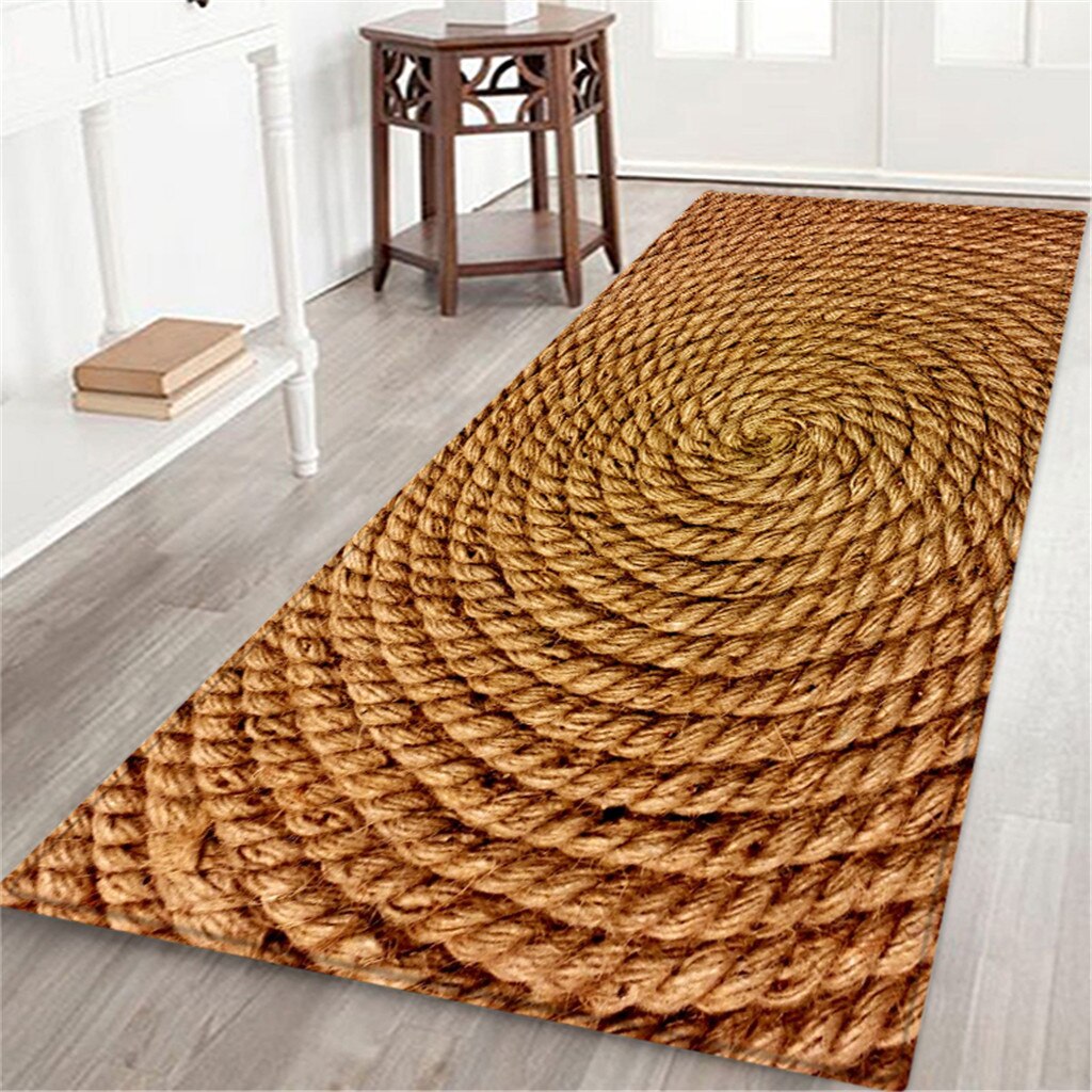 60X180 Cm Tapijt Hal Deurmat Anti - Slip Tapijt Water Absorberen Keuken Mat #2591: F