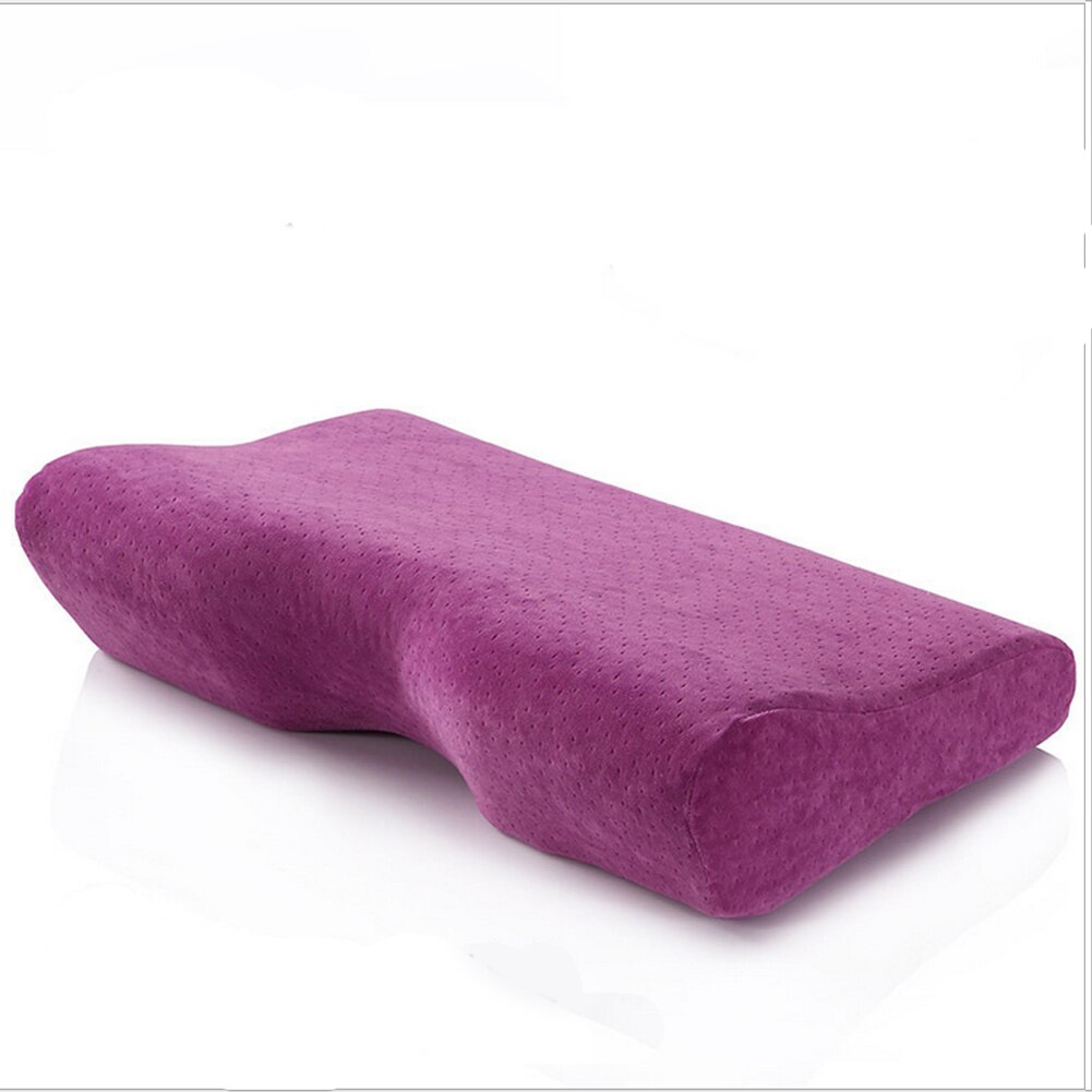 Contour Memory Foam Pillow Neck Back Support Orthopaedic Firm Head My Pillows: Purple