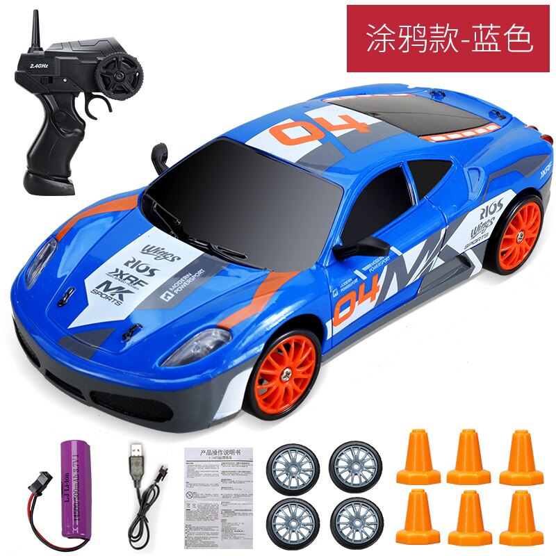 RC Drift Auto Spielzeug Leistungsstarke 4WD 2,4G Schnelle Drifter Racing Auto Fernbedienung GTR Modell AE86 F8 Fahrzeug Auto für Kinder Spielzeug: Ferrari B