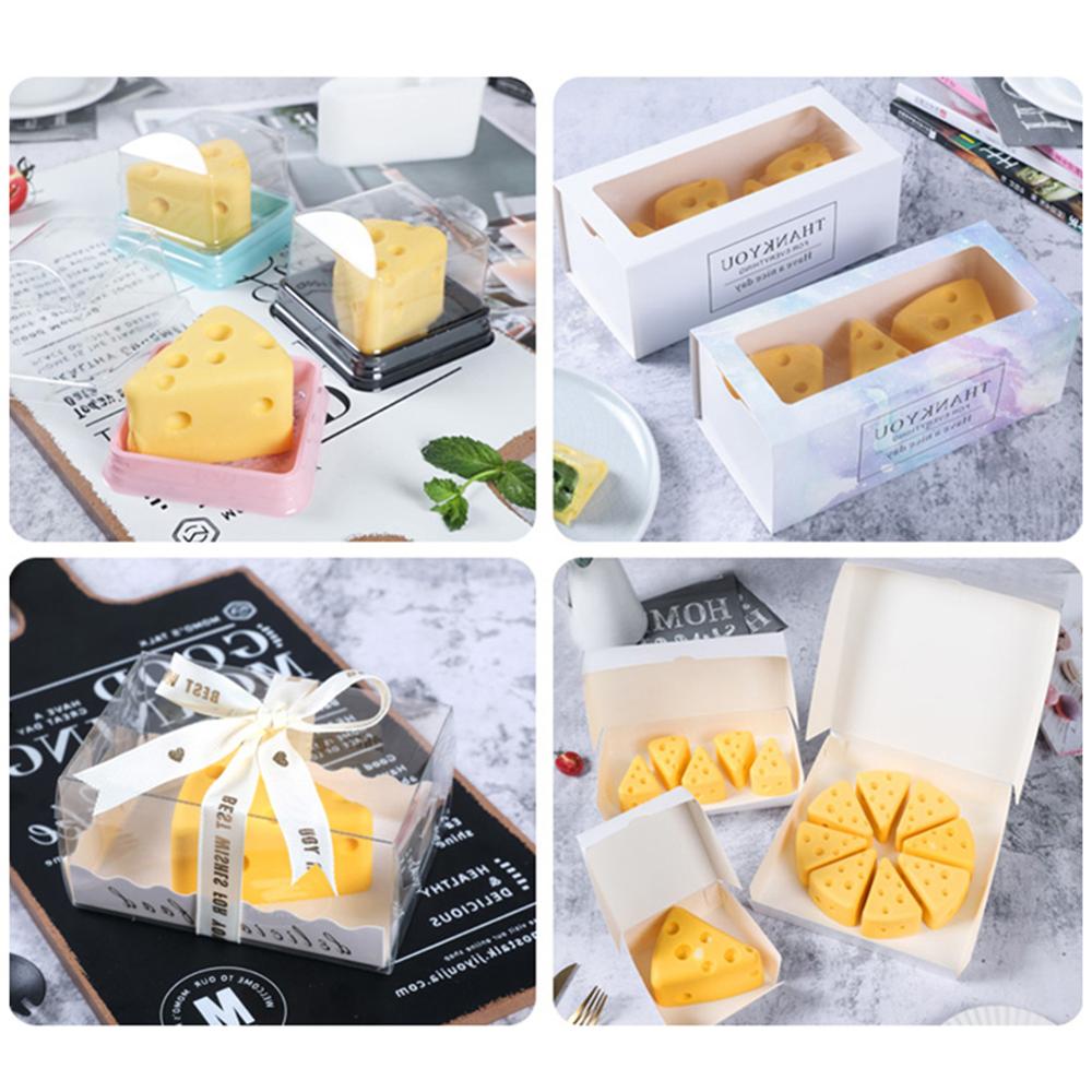 Osteform silikonform mousse kakeformer sjokolade fondant dessert bakverk bakervarer dekorasjonsverktøy bakeware