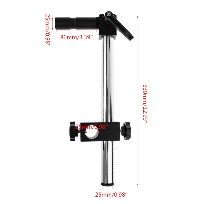 Diameter 25mm Heavy Duty Arm Support for Video Industry Microscope Table Stand