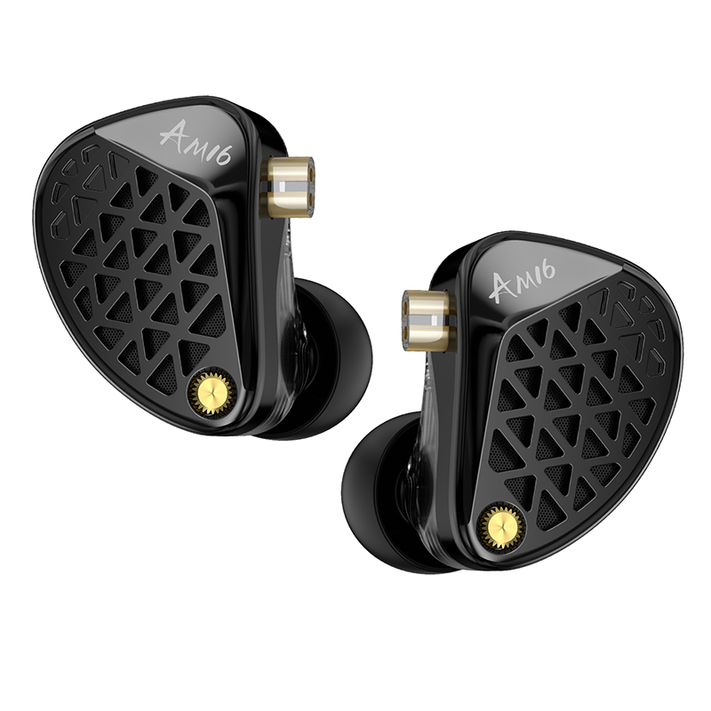 Forhåndsbestill kz  am16 16- drivere hi-fi iem ergonomiske kablede øretelefoner med bassforbedret/balansert tuning i utgaver