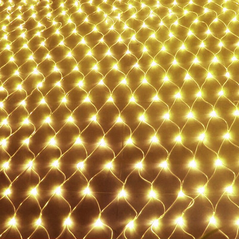 6 x 4m led nätmaskor fe string ljus julgirland fönster gardin fe ljus bröllopsfest ljus