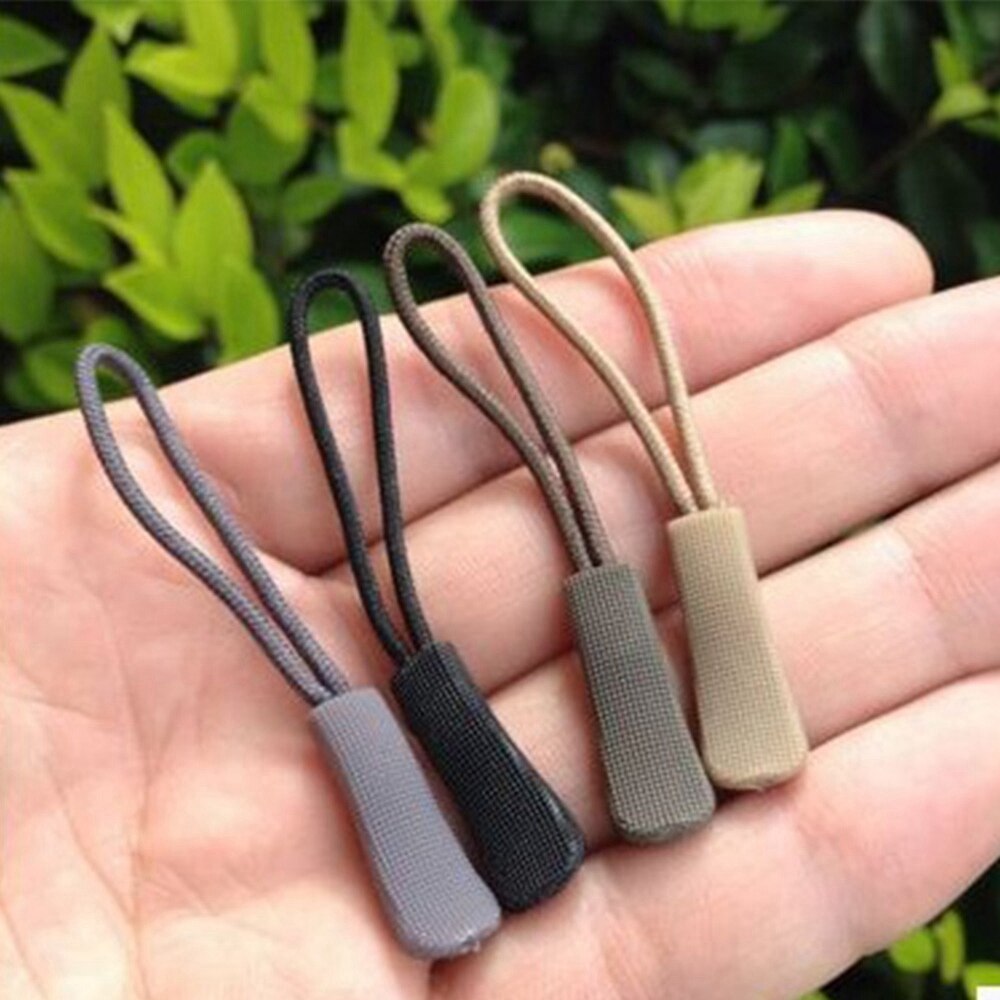 10Stck Postleitzahl Schnur Tab Ersatz Clip Reißverschluss ziehen Abzieher Ende passen Seil Schild Fixer Gebrochen Schnalle für NäHenne Reise tasche Koffer Zelt