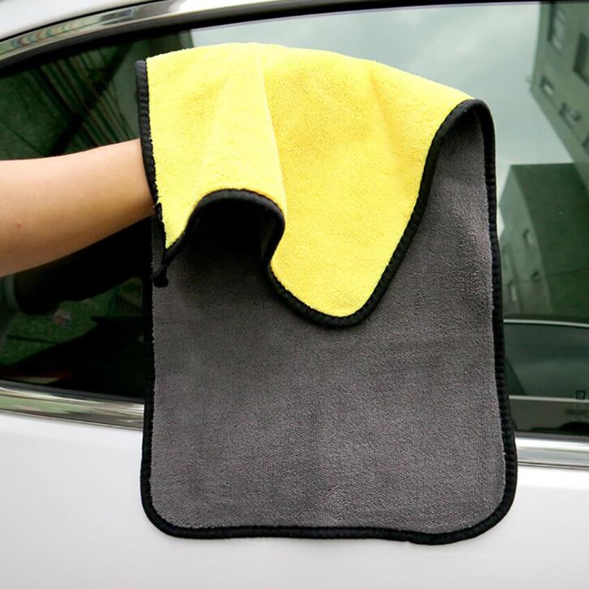 Toallas para secar coches de microfibra súper absorbentes grandes toallas para lavar coches sin arañazos toallas para limpiar coches, 30x30 cm, 30x40 cm, 30x60cm