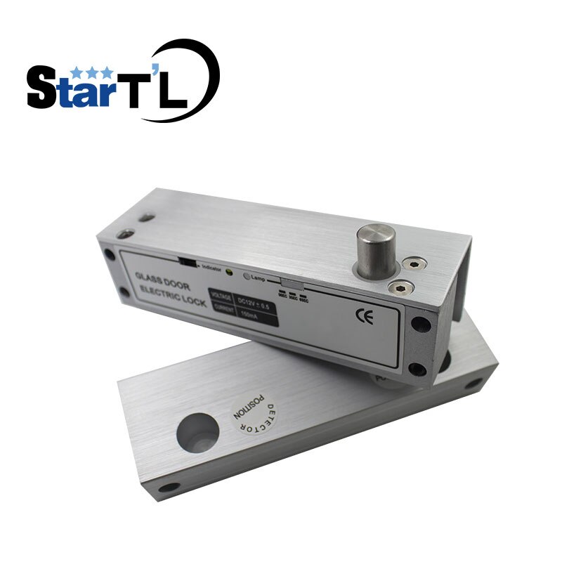 Frameless Glass Door Access Control Electric Bolt Door Lock With NO NC COM Output And Time Delay