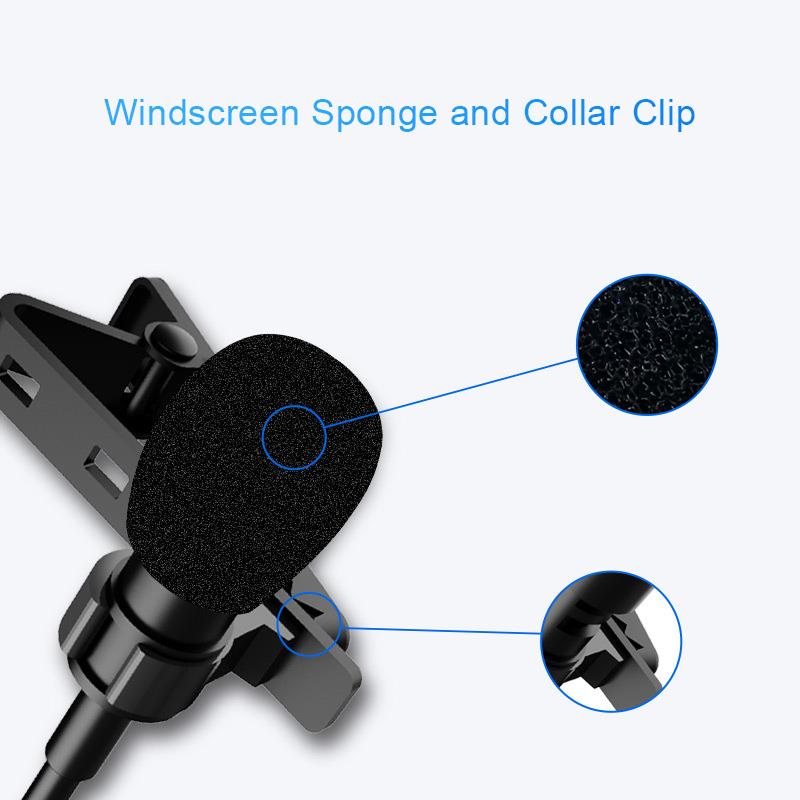 Mini Microphone Portable à clipser, pour iPhone 11 12 pro max iPad Xiaomi Smartphone Android DSLR, appareil photo, PC Portable