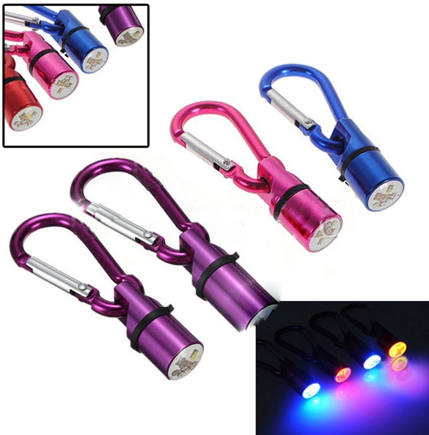 Safe Aluminum Dog Cat Pet Safety Flashing Flash LED Light Collar Tag Waterproof