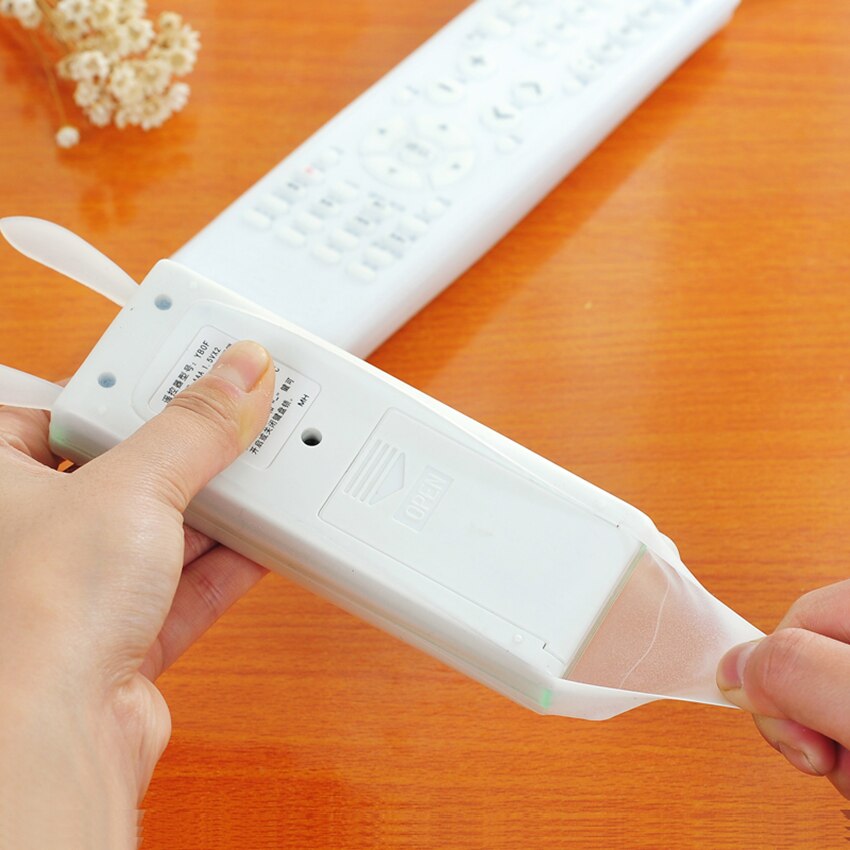 Luminous / Transparent Silicone Anti-dust Case for Smart LCD LED TV, AC Remote Cute Rabbit Waterproof Protector Case Cover L/S