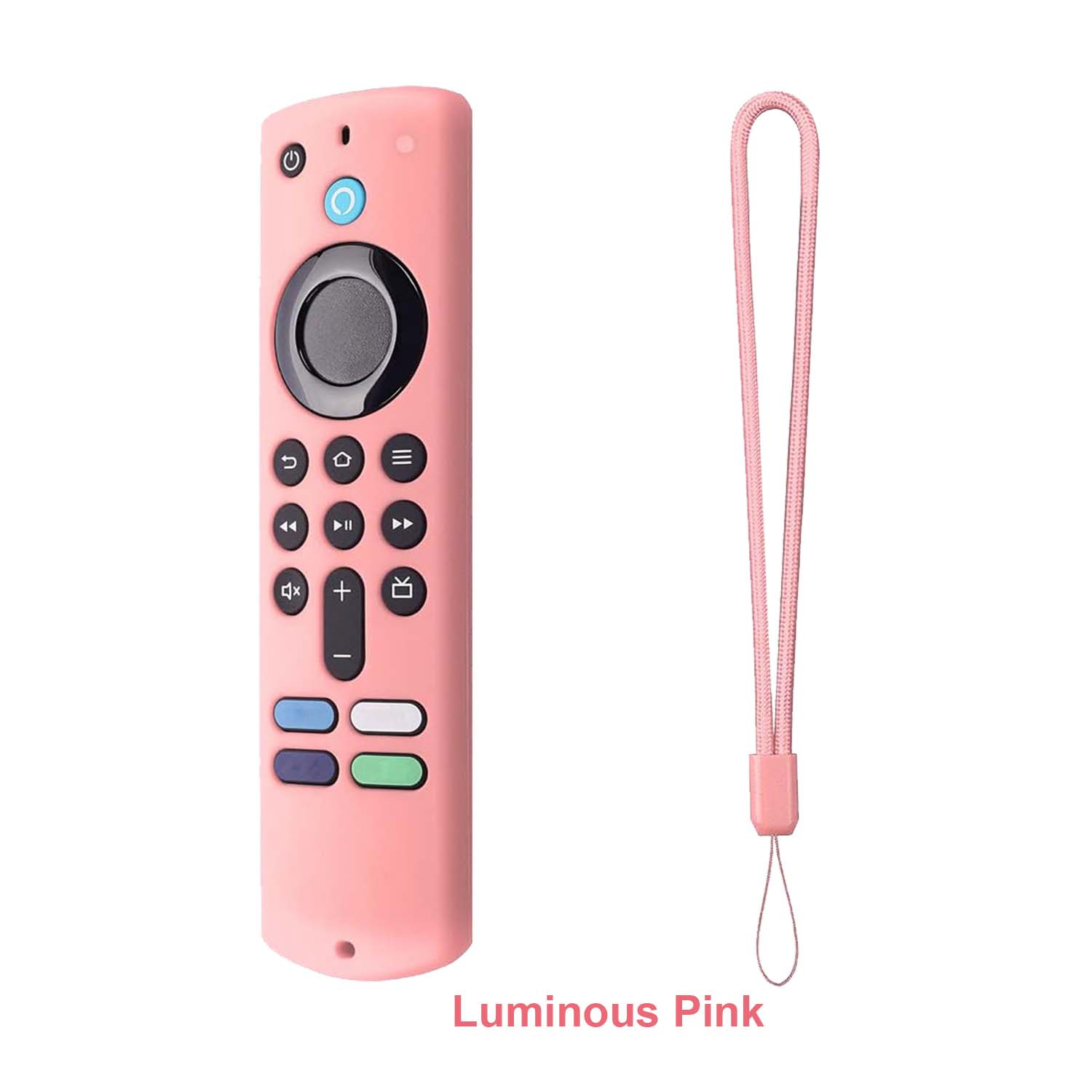 WESOPRO Silicone Case Protective Cover For Fire TV Stick 4K MAX/ 3rd Gen /4K Remote Control Anti Dustproof Case Shell: Pink