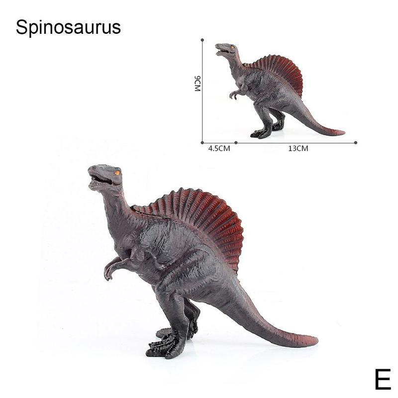 Simulation Little Dinosaur Model Toy Yrannosaurus Rex Wyvern Velociraptor Stegosaurus For Children Kids Birthday: E