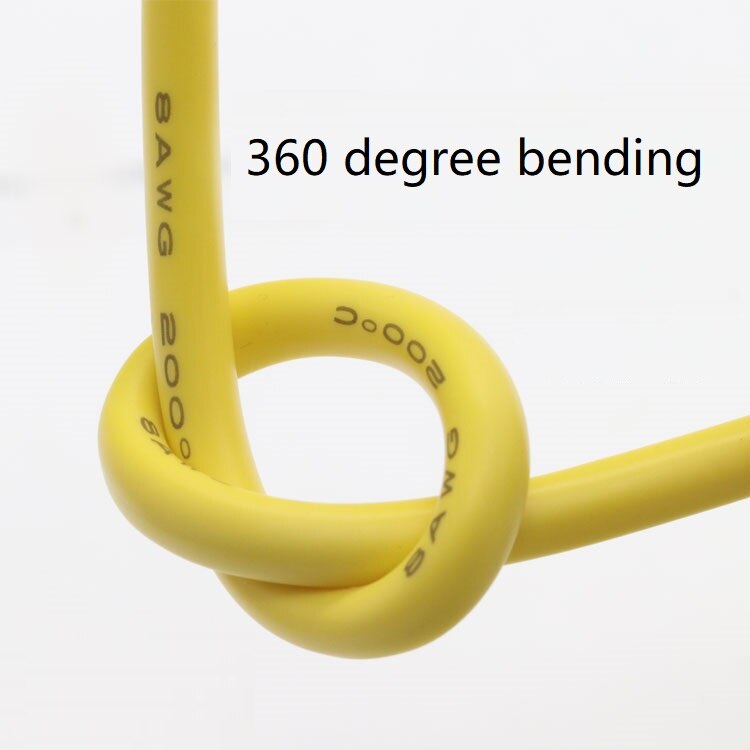 14awg fio de silicone 2mm quadrado isolado flexível cabo elétrico à prova de calor estanhado sílica gel de cobre macio diy núcleo linha de teste