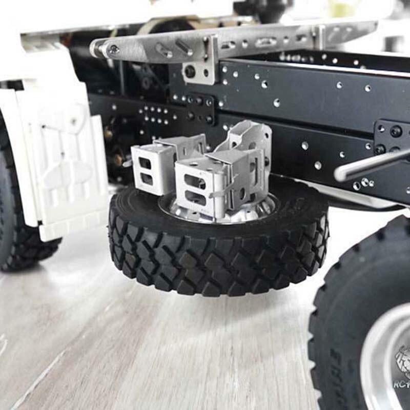 LESU Metal Spare Wheel Rack Slip Stopper for 1/14 TAMIYA RC Tractor Truck Model