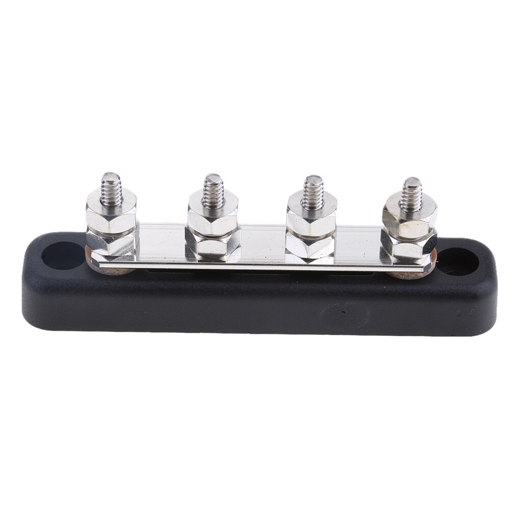 4-Way Bus Bar Terminal Blok-4X6 Mm Studs-100A Rated-Auto & Marine
