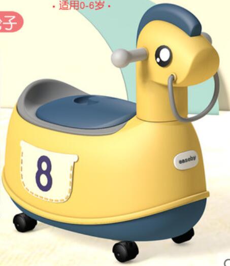 3 Colors Children's Potty soft Baby Potty Training Seat kids toilet potty chair: Gold