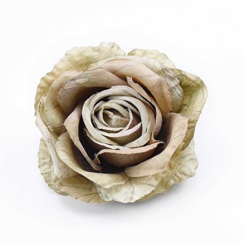 3 st heminredningstillbehör dekorativa blommor kransar rosor blomma vägg diy box brud handled blomma konstgjorda blommor: 6