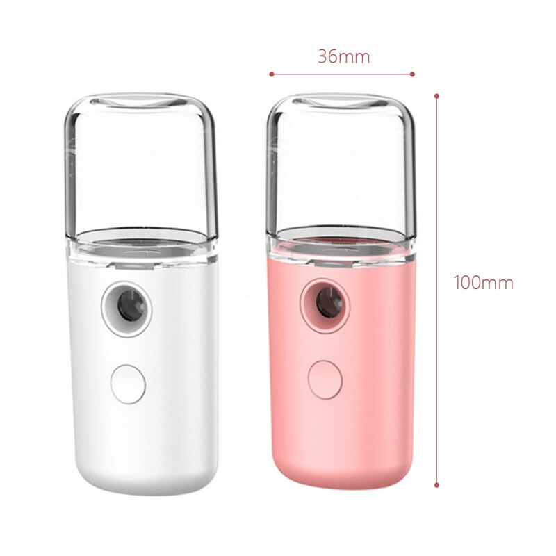 Humidificador de aire portátil, recargable por USB, Mini vaporizador Facial de refrigeración para hogar y oficina, generador de niebla, desinfección de manos