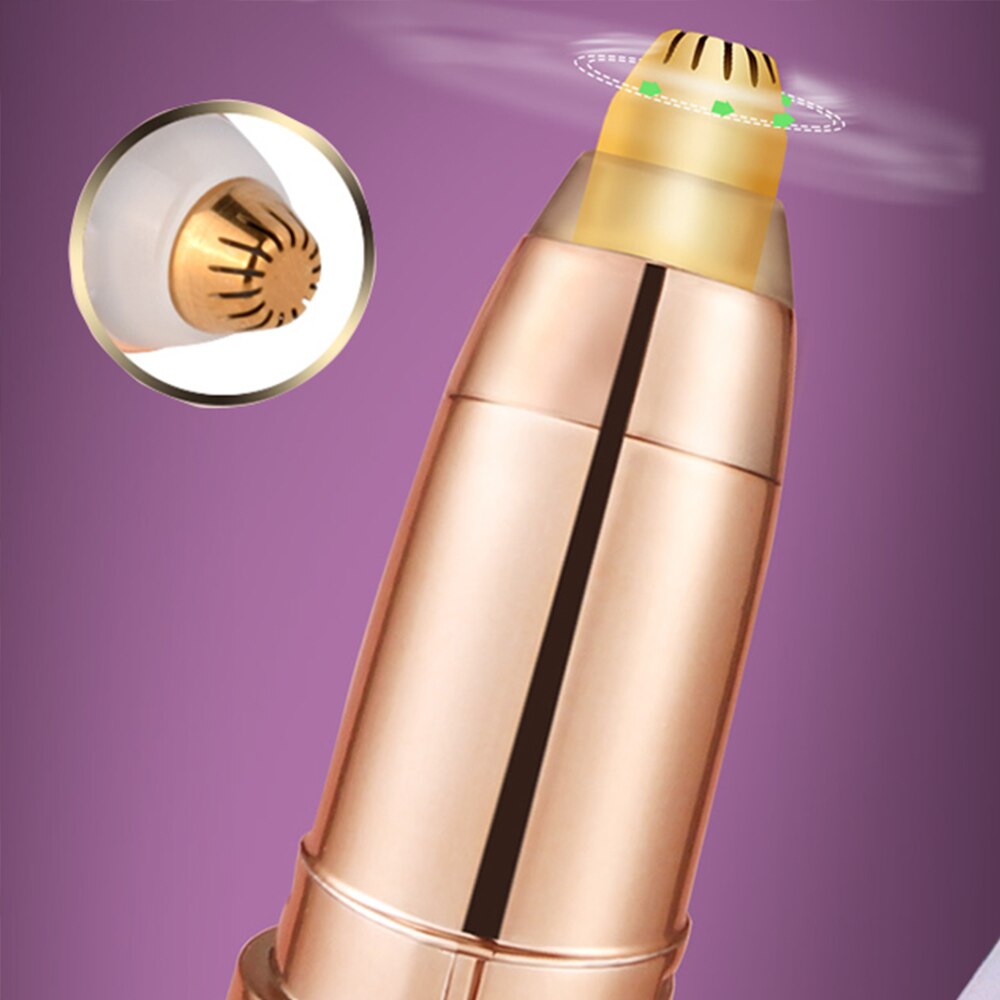 Electric Eyebrow Trimmer Women Face Razor Eyebrow Epilator Shaver Painless Fast Eye Brow Trimmer Portable Hairs Luxury Shaver