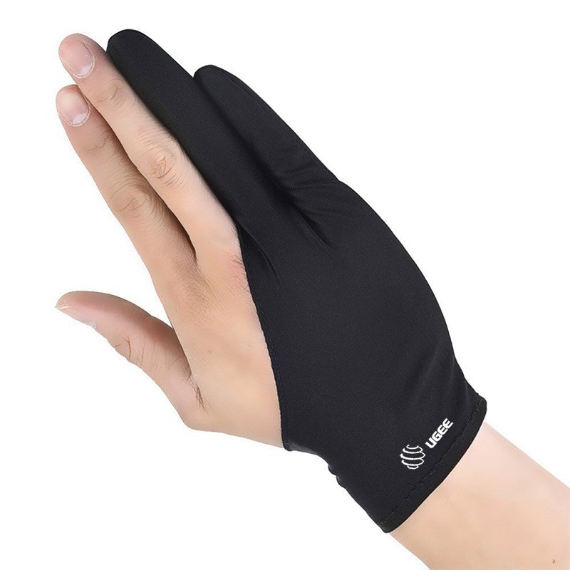 Ugee Drawing Glove for any Graphics Drawing Tablet like M708 A610 Artist Glove 2 finger Anti-fouling,both for right and left