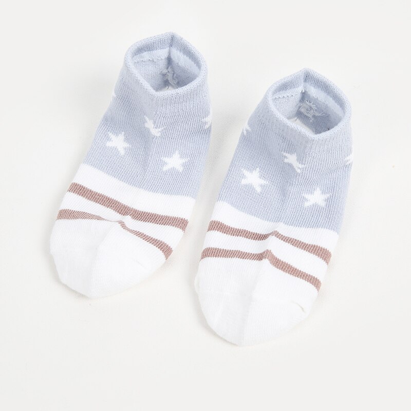 5 pairs los Neue Baumwolle Weiche Jungen Mädchen Socken Nette Anker Streifen Sterne Sommer Kinder Socken Baby Junge Stile warme Socken 1-9Y