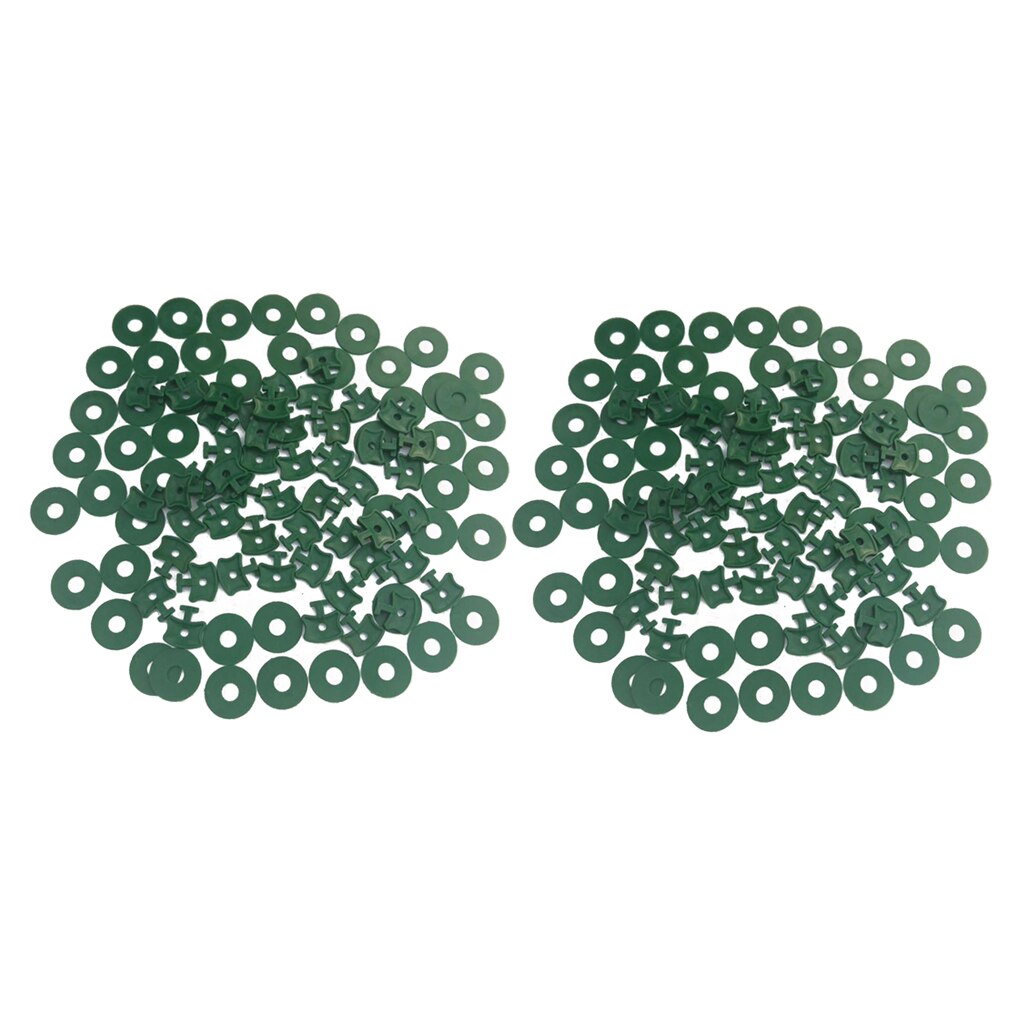 Clips hélicoïdaux pour rondelles, filet isolant pour serre en Aluminium, ombrage, 50/100 pièces
