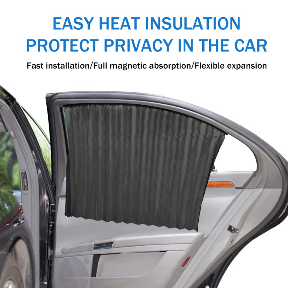 2 Stuks Auto Achterruit Zonnescherm Oxford Doek Auto Side Window Zonnescherm Fit Voor De Meeste Auto 'S