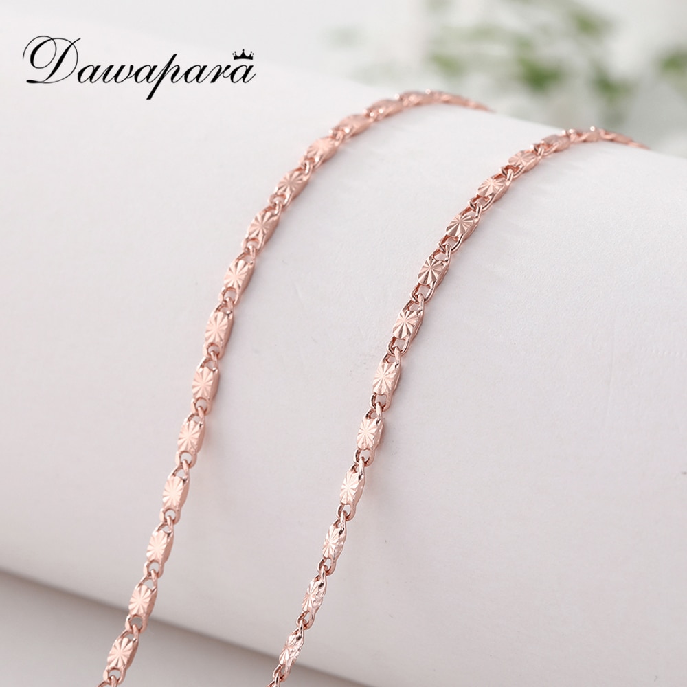 Dawapara lanyard til briller snor briller tilbehør metal prægning solbriller kæde hals snor stropholder rosa guld