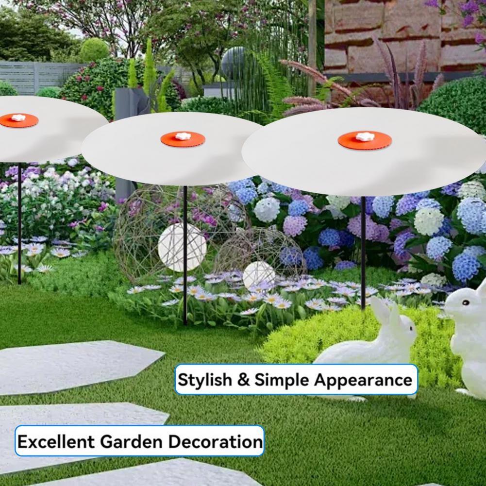 Sombrilla para plantas de 30cm, parasol con altura ajustable, impermeable, reutilizable, para exteriores, disco de sombra para plantas