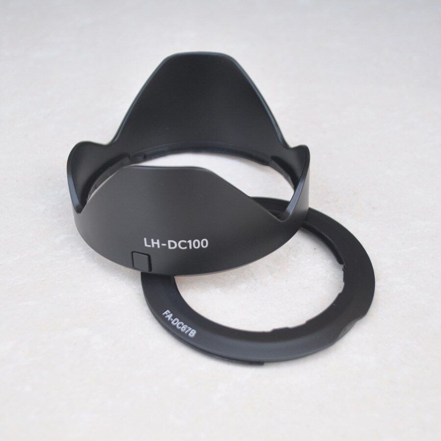 LH-DC100 dc100 flower Lens Hood FA-DC67B Adapter For Canon G3X SX60HS SX50HS SX40HS SX30IS SX20IS SX530HS SX520HS