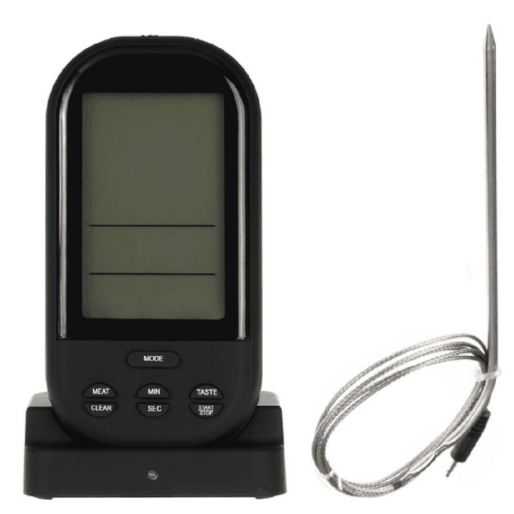 Draadloze Digitale Lcd Display Bbq Thermometer Keuken Barbecue Digitale Probe Vlees Thermometer Bbq Temperatuur Tool