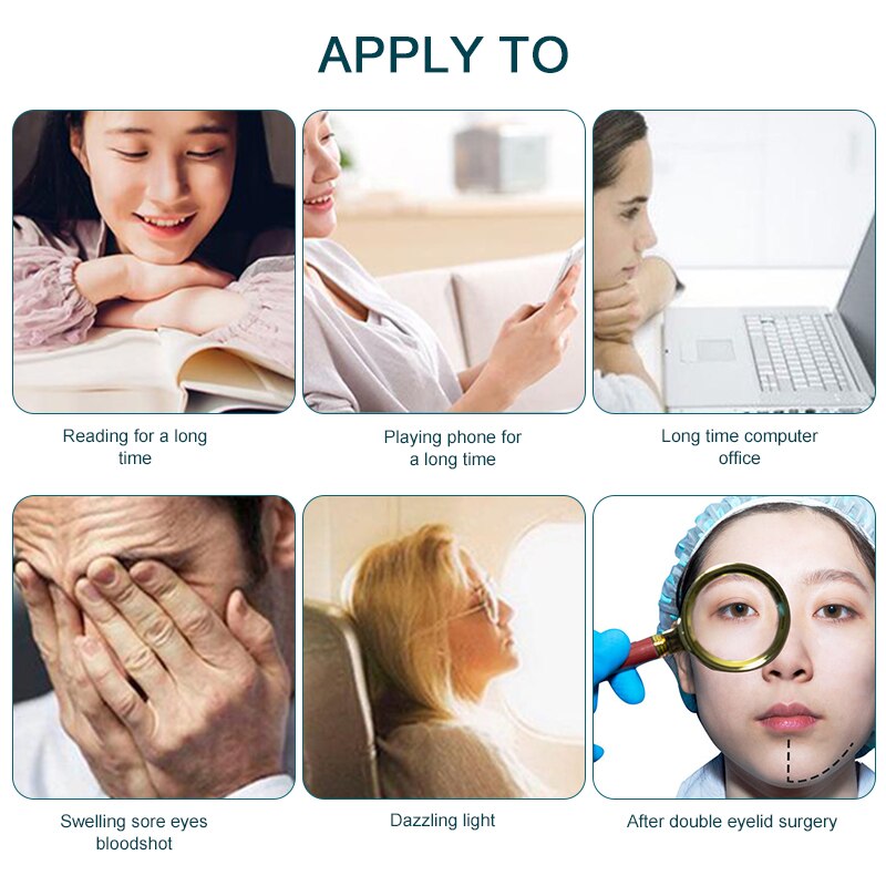 1pcs Ice Eye Gel Beauty Sleeping Eye Mask Reduce Dark Circles Relieve