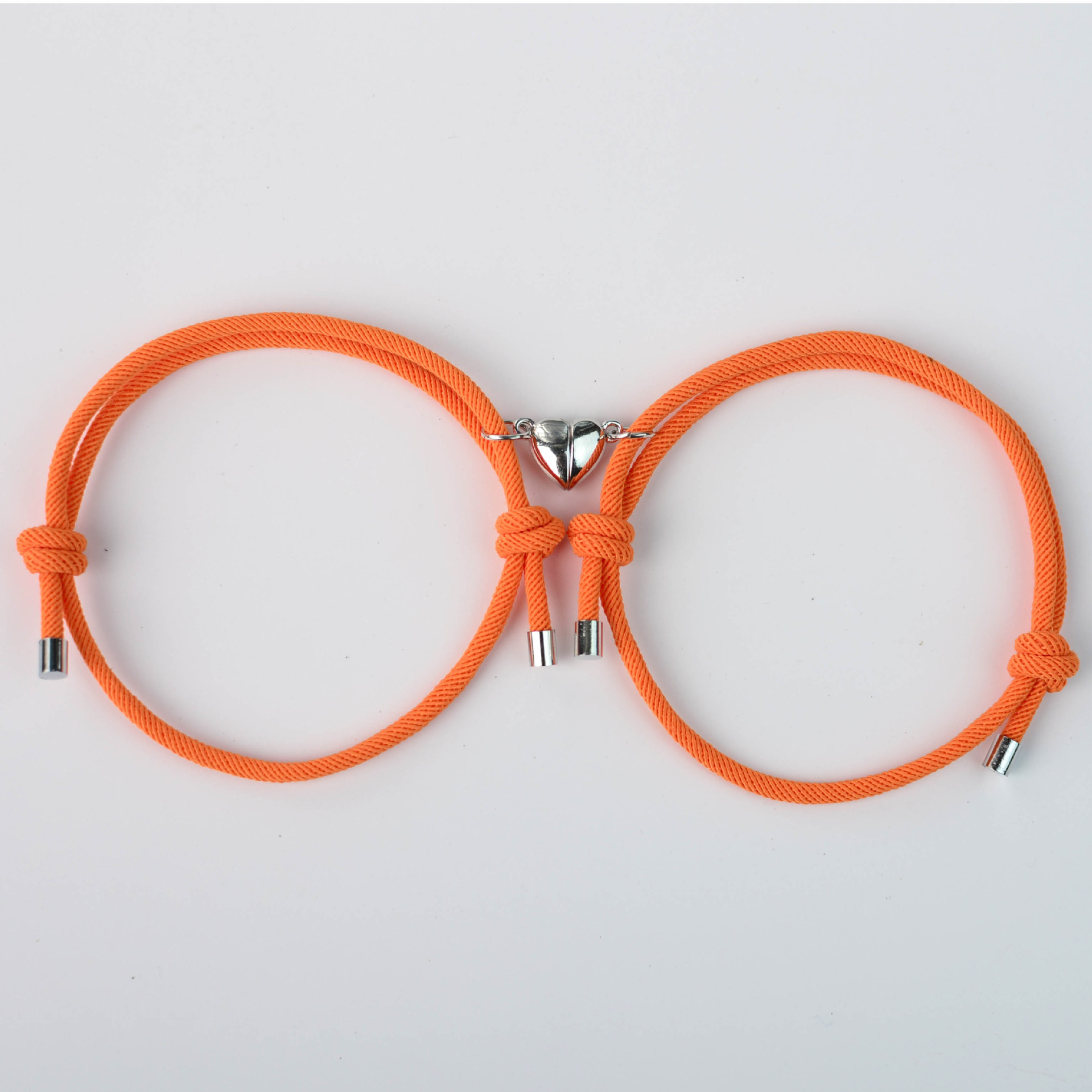 2 uds pulsera magnética pulsera magnética pareja cerradura corazón pulsera magnética cuerda trenzada ajustable pulsera de amistad para dos: Verde Dragonly