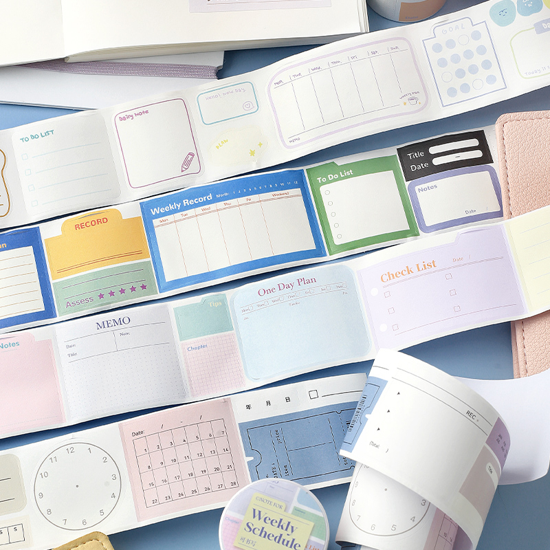 3M Dialog Label Washi Tapes Decoration Scrapbooking DIY Collage Album Diary Weekly Schedule Stickers Masking Tape Stationery