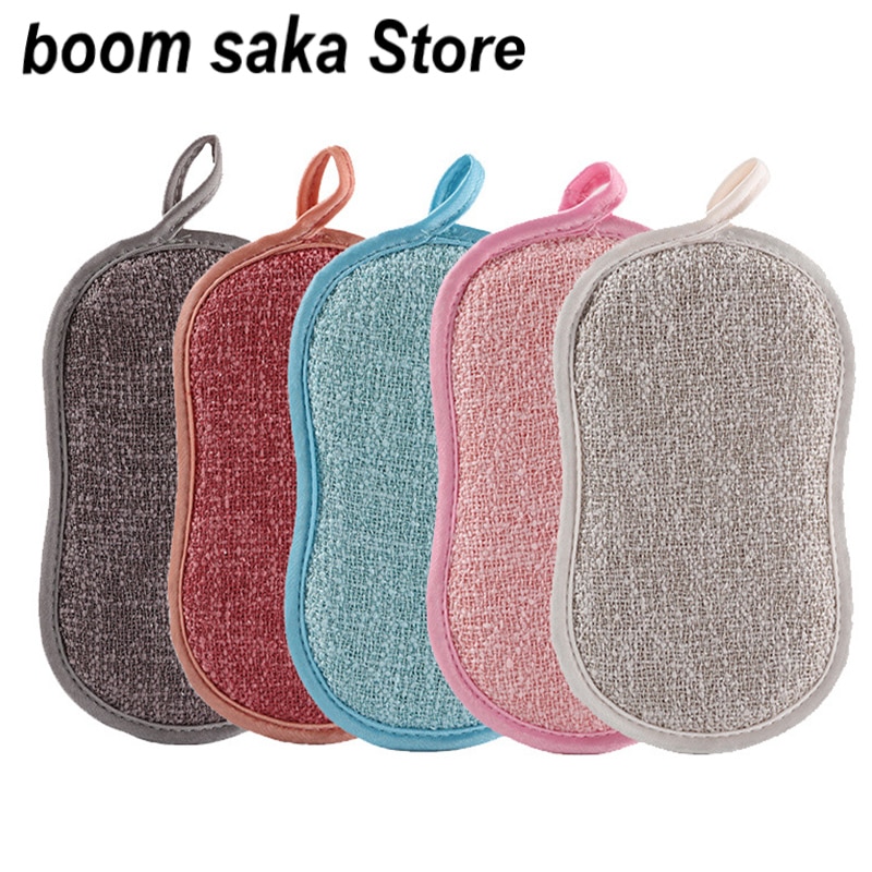 Household Magic Sponge For Moving Kitchen Accessories Bathroom Cleaning scourer pan brush Scouring Pad