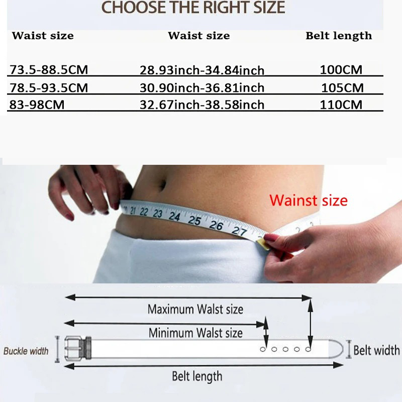 Cintura di moda per donna cintura di lusso di alta qualità di lusso per jeans Cintura in vera pelle tinta unita tutto-fiammifero da donna DT012