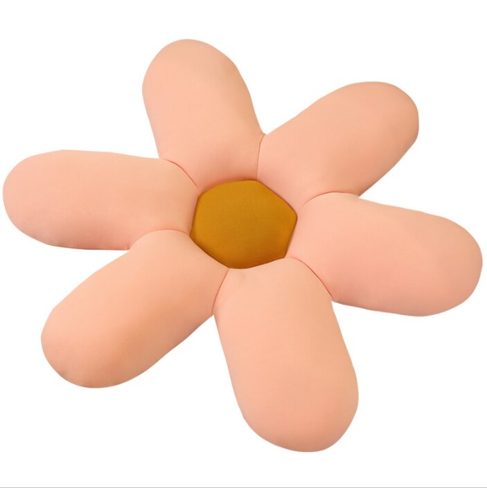 Styl skandynawski streszczenie poduszka podłogowa ciepłe siedzisko sofy poduszki puszyste Butt Pads Tatami materac pluszowe zabawki fotografia rekwizyty: pink flower 58cm