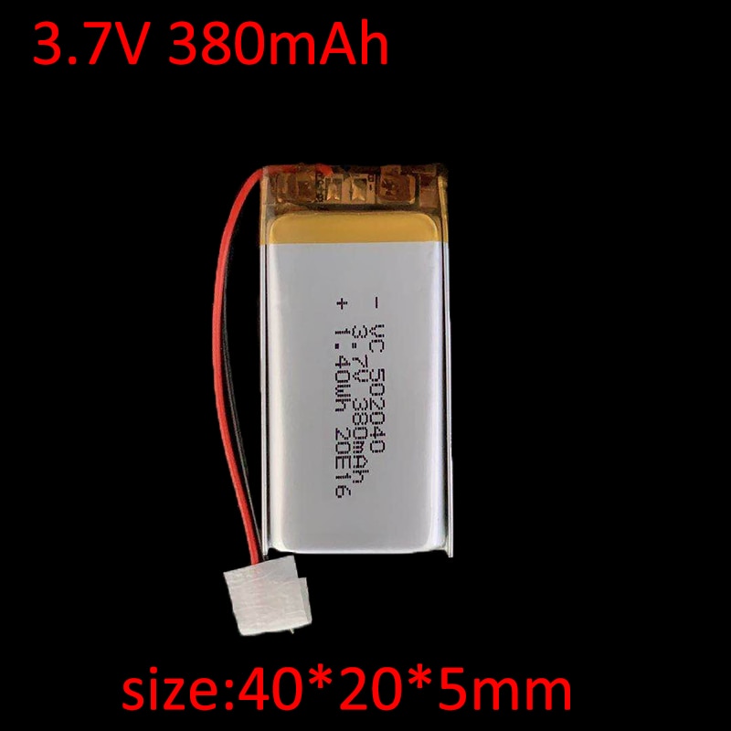 3.7V 300mAh-950mAh polymer built-in BMS for beauty instrument driving recorder MP3 MP4 GPS Bluetooth lithium battery