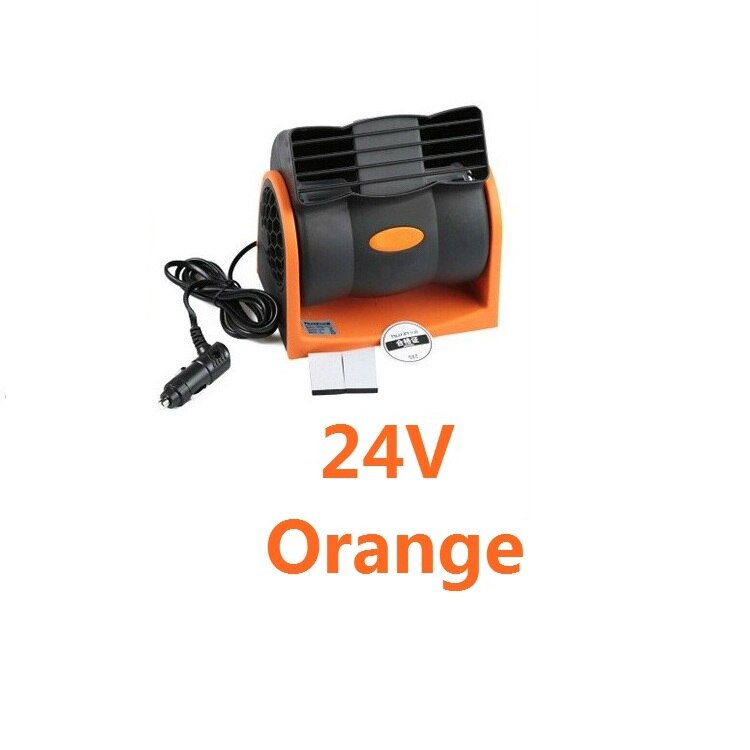 12V Portable Car Air Cooler Fan Automotive Mobiele Vehicle Ventilator Conditioner Low Noise Refrigeration Turbine Fan Radiator: 24V