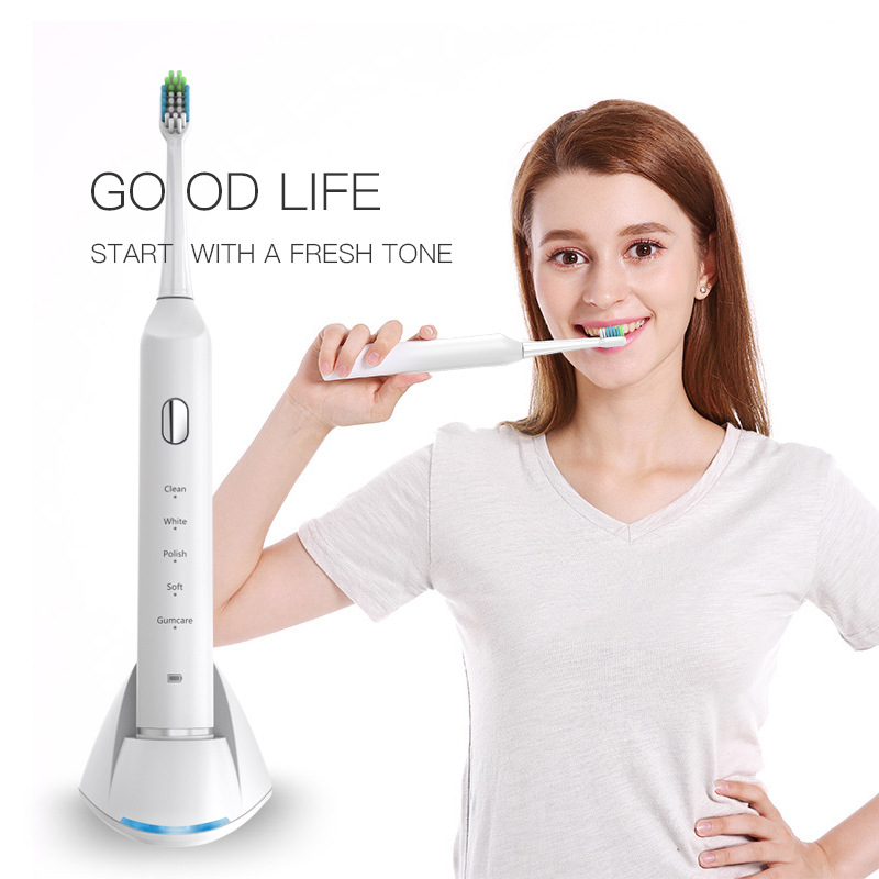 Elektrische Zahnbürste sonic Multi-Shift Erwachsene Haushalt Ultra sonic Zahnbürste mit Weichen Borsten Arbeit Verarbeitung