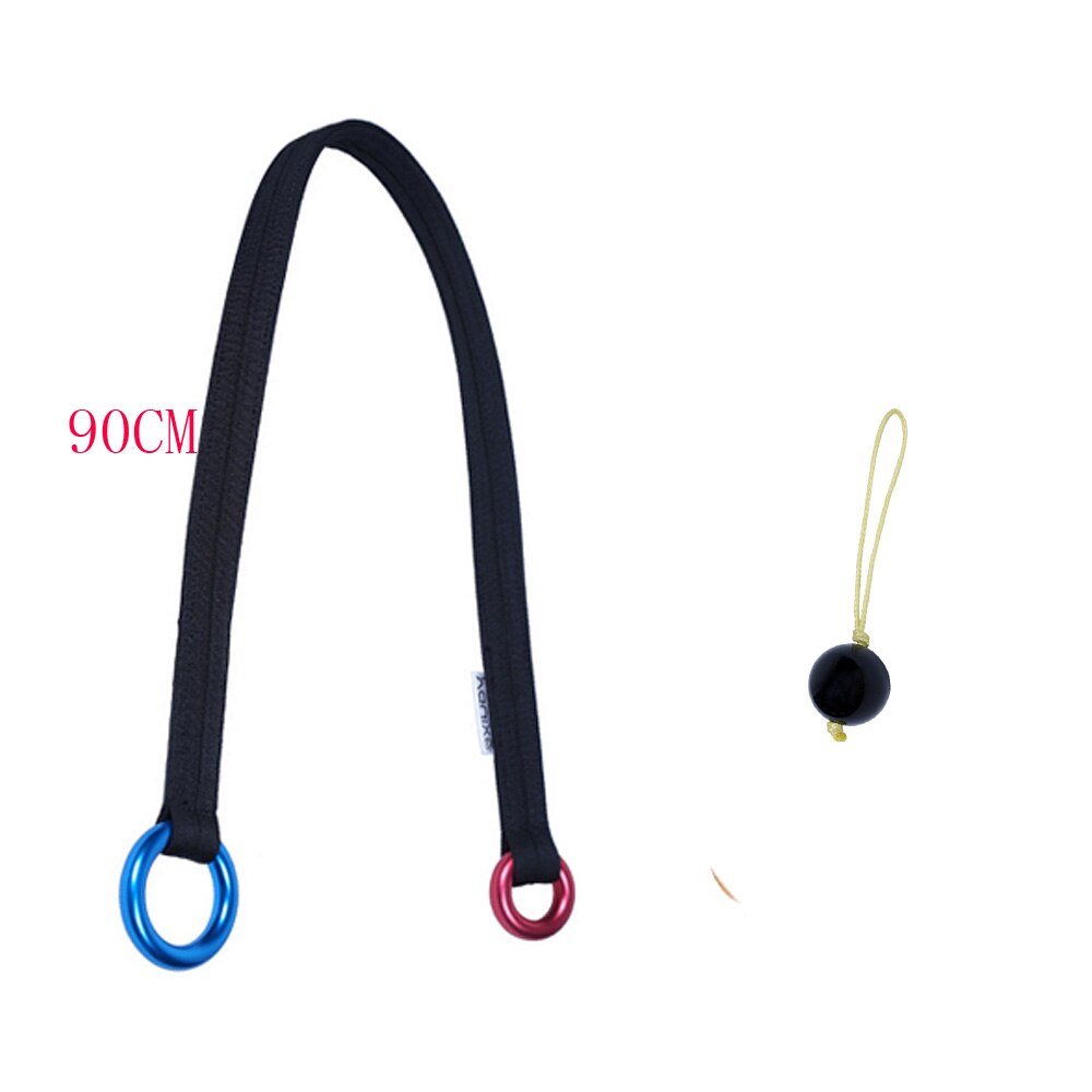 Cuerda de escalada arborista para trabajos en árboles, eslinga de cinturón de bucle de fricción con bola de anclaje arborista Retriever: 90cm and ball
