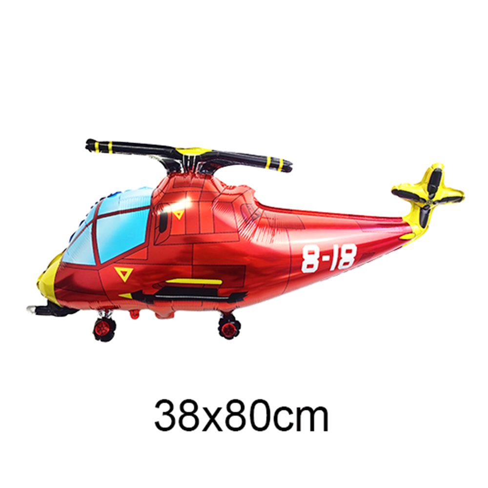 Juego de globos de avión para decoración de de cumpleaños, globo con números azules de 32 pulgadas, globo de nube, suministros para de avión: Azul