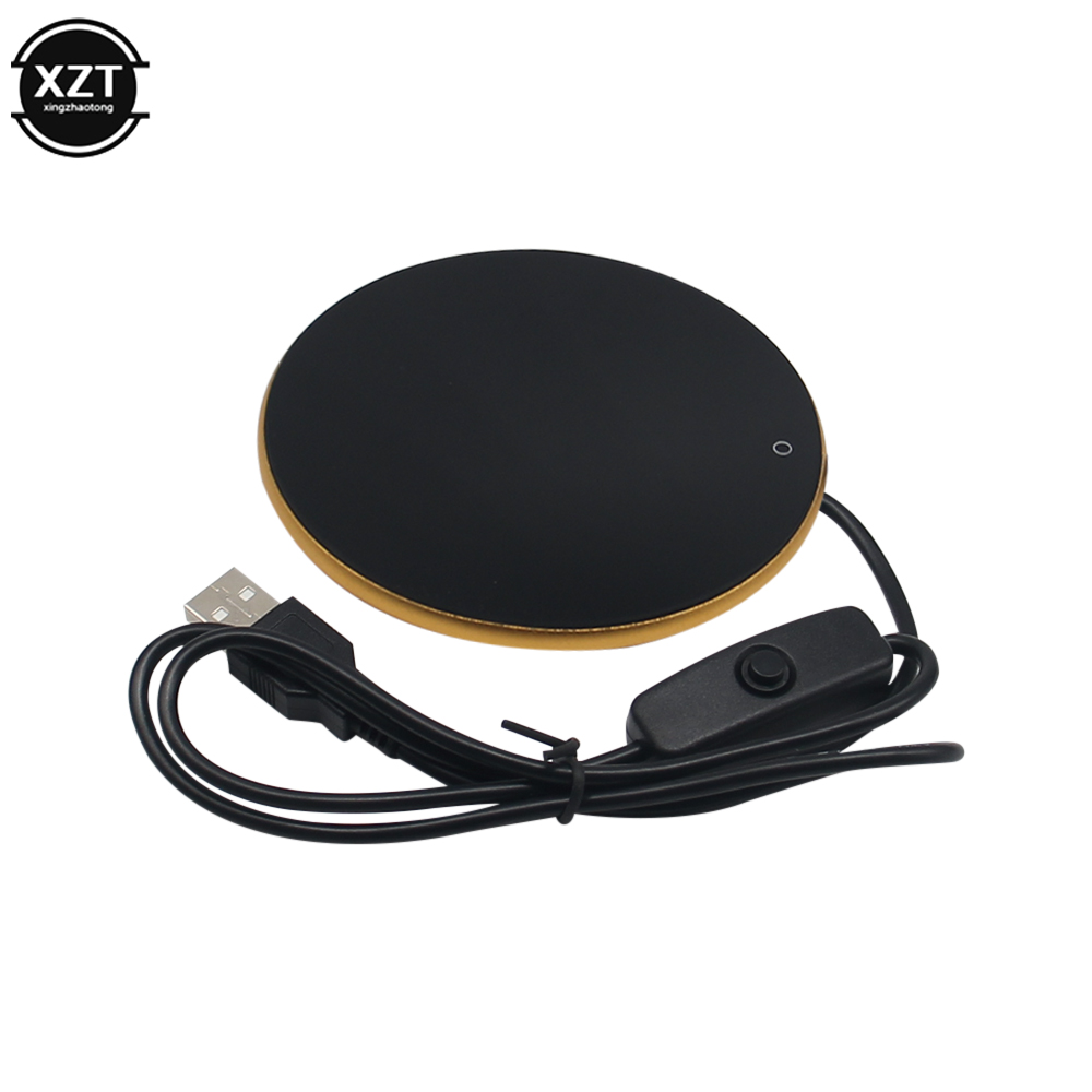 Scalda tazze usb scalda tazze da caffè scalda tazze da caffè sottobicchiere riscaldante termostatico scalda tazze da caffè elettrico per ufficio e casa: Arancia
