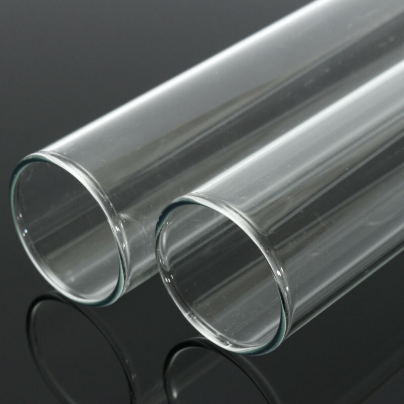 Tube à essai en verre transparent, fond en forme de U en borosilicate, fournitures scolaires de laboratoire, 10mm-30mm, 5 pièces